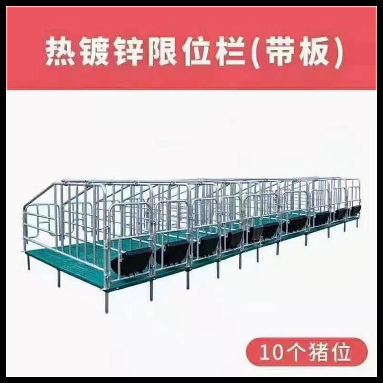 鍍鋅管帶漏糞板定位欄